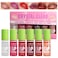 Fat Lip Oil Lip Stain,6 Colors Lip Oil Plumping Lip Glaze, Hydrating Lip Glow Oil,Shiny Transparent Lipstick,Long Lasting Nourishing Fresh Clear Lip Care (6pcs)