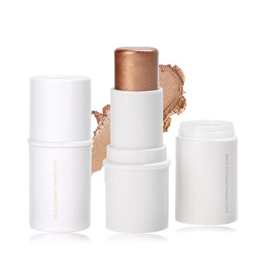 Cream Blush Stick for Cheek and Lip Tint, Multi Use as Highlighter Makeup and Blush Stick for Older Women &amp; Mature Skin(#3 Brighten)