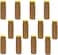 12 Pcs 0.3 Oz Paperboard Lip Balm Tubes 10ml Empty Cardboard Krafts Tubes Lipstick Tube Refillable Lip Gloss Container Solid Perfume Tubes Chapstick Container for DIY Cosmetic Samples Deodorant(Brown)