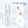 10 Pack Lip Gloss Tubes with Big Doe Foot Wand, Empty 9ML 0.3 Oz Transparent PTEG Lipgloss Tubes Concealer Containers for DIY Lipgloss Handmade Makeup