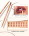 Matte Lip Liner Pencil Set, 12 Colors Creamy Lipliner Crayon, Long Lasting Waterproof Lip Tint Stain, Smooth, High Pigmented, Smudge-Proof Non-Stick Cup Lipstick Makeup Pen, Lip Liners Kit for Women-P