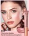 Velvet Liquid Blush Wand with Cushion Applicator, Breathable Cream Blush Beauty Stick, Blusher Makeup Dual Use for Cheeks &amp; Lips, Weightless, Long-Wearing, Dewy Finish, Easily Blendable Blush Wand-03