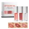 Plumper 3-Pack Lip Oil, Tinted Lip Balm, Long-Lasting Nourishing Lip Repair cobertura Transparent, Prevents Dry Cracked Lines