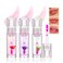 Plumping Lip Glow Oil,Hydrating Tinted Lip Oil Color Changing Lip Gloss Floral Moisturizing Lip Balm Lip Care For Dry Lip Long Lasting Nourishing 3Pack
