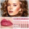 4Pcs Shimmer Lip Gloss Set Plumping Liquid Nude Lipstick Set Moisturizing Lip Stain Long Lasting Waterproof Non-Stick Cup Not-Fade Shiny Lip Gloss Set for Women Glitter Lip Makeup Kit - Set A