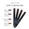 Magic 4 in 1 Makeup Pen - Pop Up 4 Colors Berry/Mocha/Nude Pink/Mauve Lip Liner Pen, Spot Pen - Travel Makeup Design - Versatile Shades
