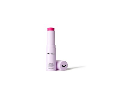AMI COL&Eacute; Lip and Cheek Cream Multistick, Cream Blush Contour Stick, Lipstick for Women, Blush Stick, Lip and Cheek Tint, Highlighter Make Up Stick (Pink Sel)