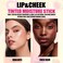 Multi-Purpose Makeup Hydrating Cream Blush Stick, Beauty Solid Moisturizer Stick For Cheek &amp; Eyes &amp; Lips，Waterproof Natural Moisture Smooth Blendable Matte Finish Face Blush Makeup (#04 Orange)