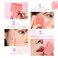 Multi-Purpose Makeup Hydrating Cream Blush Stick, Beauty Solid Moisturizer Stick For Cheek &amp; Eyes &amp; Lips，Waterproof Natural Moisture Smooth Blendable Matte Finish Face Blush Makeup (#04 Orange)