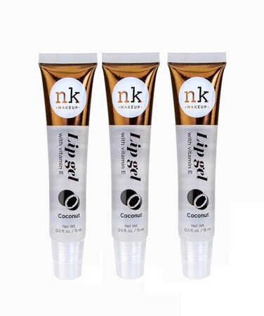 NICKA K NEW YORK Set of 3 NK Hydrating Lip Gel &ndash; Vitamin E (COCONUT)