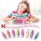 Cute Lip Gloss for Kids, 6PCS Glitter Girls Lip Gloss Set with Shape of Candy, Assorted Flavors Hydrating Lip Balm Party Favor Make-up for Girls and Teens Ages 8-12