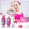 Cute Lip Gloss for Kids, 6PCS Glitter Girls Lip Gloss Set with Shape of Candy, Assorted Flavors Hydrating Lip Balm Party Favor Make-up for Girls and Teens Ages 8-12
