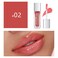 Hydrating Lip Glow Oil, Plumping Lip Gloss Transparent Lip Oil Tinted for Lip Care and Dry Lips, Non Sticky, Shiny and Moisturizing (02)