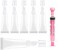 6PCS Empty Lip Gloss Tubes - 8ml Clear Refillable Squeeze Tubes for Lip Gloss, Lip Balm, Lotion &amp; More - Travel Toiletries