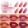 LANGMANNI Pudding Glow Lip Balm   Velvet-Smooth Lip Gloss for Nourished, Glowing Lips   Hydrating, Non-Sticky Glossy Tinted Lip Balm Makeup 0.28 Oz (#6, 1)
