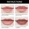 evpct 1Pcs Nude Brown Velvet Matte Lip Liner and Lipstick Combo Set Kit for Women, DNM Magic 24 Hours Lipstick and Lip Liner Makeup Set Stain Long Lasting Waterproof labial, 48#