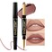 evpct 1Pcs Nude Brown Velvet Matte Lip Liner and Lipstick Combo Set Kit for Women, DNM Magic 24 Hours Lipstick and Lip Liner Makeup Set Stain Long Lasting Waterproof labial, 48#