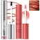 Peel Off Lip Liner Stain &amp; Butter Gloss Pink Lip Combo Set, Long Lasting Lip Tint Stain Tattoo Nourishing Liquid Lipstick for Women Makeup, Highly Pigmented Color Lip Stain Peel off Matte Finish