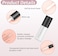 7 Pcs Empty Lip Gloss Tubes, 1.2 Ml Clear Lip Gloss Tubes with Wand, Mini Refillable Cosmetic Containers Bottles, Plastic Lip Balms Gloss Containers for Diy Makeup Lipgloss Making Kit, 2 Pcs Syringe