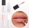 7 Pcs Empty Lip Gloss Tubes, 1.2 Ml Clear Lip Gloss Tubes with Wand, Mini Refillable Cosmetic Containers Bottles, Plastic Lip Balms Gloss Containers for Diy Makeup Lipgloss Making Kit, 2 Pcs Syringe