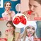 12 Pcs Cute Lip Balm Strawberry Wrinkle Repair Moisturizing and Plumping Lasting Hydrating Strawberry Shaped Lip Protector for Women Valentines Gift(Strawberry Style)