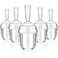 18 Pieces Honey Pots Shaped Lip Gloss Tube Empty Plastic Lip Gloss Container Mini Clear Refillable Lip Balm Bottle Container with 2 Pieces Plastic Funnels for Women DIY Cosmetics, 6 ml