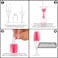 Maitys 20 Pcs 8 Ml/ 0.27 oz Lip Gloss Tubes Mini Wineglass Shaped Empty Lip Gloss Tube Lip Balm Containers Mini Refillable Bottles Lip Glaze Container with 2 Pieces Funnels for Women(Transparent)