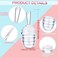 28 Pieces Honey Pots Shaped Lip Gloss Tube Empty Lip Gloss Containers Lip Balm Bottle Refillable Cute Lipstick Tubes with Wand for Women DIY Cosmetics(Clear)