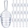 28 Pieces Honey Pots Shaped Lip Gloss Tube Empty Lip Gloss Containers Lip Balm Bottle Refillable Cute Lipstick Tubes with Wand for Women DIY Cosmetics(Clear)