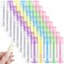 Sumind 300 Pieces Colorful Lip Balm Empty Container 5 ml Refillable Rotatable Clear Tubes Plastic Gloss Lipstick Lip Balm Tubes Holder for DIY Cosmetic Gifts, 6 Colors