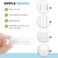 50 Pcs Lip Balm Containers Tubes Empty 3/16 oz Clear Lip Tubes and Shrink Wrap, Lip Gloss Tubes Lip Balm Containers with White Caps Twist Tubes for making Gifts, Travel