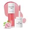 Hydrating Lip Glow Oil - Tinted Moisturizing Lip Gloss Plumping Non-Sticky Long-Lasting Shiny Fruit Flavor Lip Stain, 0.10 Fl Oz (Peony)