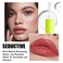 Hydrating Lip Oil, Big Brush Head Lip Glaze Shiny Transparent Lip Glow Oil, Nourishing &amp; Non-sticky Long Lasting Fresh Clear Smooth Lip Care Plumping Lip Oil (Set A)