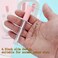 10cm Empty Lip Gloss Tubes With Wand Lipgloss Tubes Cute With Pink Lids Lip Balm Bulk Refillable Cosmetic Containers Diy Lip Gloss Making Kit（20pcs）