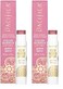 Pacifica Color Quench Tinted Lip Balm - Guava Berry, With Coconut Oil, Cocoa Butter, Vitamin E - Vegan, Cruelty-Free Moisturizer for Dry Lips (Pack of 2)