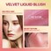 MEICOLY Pink Matte Dewy Liquid Blush,Super Natural Cream Blush Stick for Cheeks,Silky Smooth Soft Pinch Long-Lasting Waterproof and Sweat proof Blush Makeup,Cruelty-Free,02,Happy,Rose