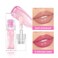 Magic Color Changing Lip Oil Ph, Glitter Lip Gloss, Upgraded Big Brush Head Moisturizing Lip Oil, Color Changing with Temperature, Moisturizing &amp; Sparkling (Pink, 0.3 Oz)