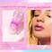 Magic Color Changing Lip Oil Ph, Glitter Lip Gloss, Upgraded Big Brush Head Moisturizing Lip Oil, Color Changing with Temperature, Moisturizing &amp; Sparkling (Pink, 0.3 Oz)