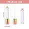 Blulu 20 Pieces 5 ml Empty Pencil Lip Gloss Tubes Containers Bulk Clear Lip Balm Tubes Cute Pencil Shaped Mini Refillable Lip Oil Bottles Gift for Christmas Mother Teacher Women Girls DIY