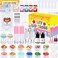 Jcoos Lip Gloss Making Kit, 73PCS DIY Lip Gloss Fun Kids Lip Gloss Make Your Own Lip Gloss Kit Beginner Lip Gloss Set for Teens Gifts for Girls Lipgloss Sets for Girls Women Moisturizing Lip Gloss
