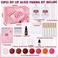 Lip Gloss Kit JCOOS Lip Gloss Making Kit, Diy Lip Gloss Making Kit Make Your Own Lip Gloss Making Supplies, Shimmery Lip Gloss Base Empty Lip Gloss Tubes Jojoba Oil, Women Teen Girl Gifts Trendy Stuff