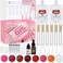 Lip Gloss Kit JCOOS Lip Gloss Making Kit, Diy Lip Gloss Making Kit Make Your Own Lip Gloss Making Supplies, Shimmery Lip Gloss Base Empty Lip Gloss Tubes Jojoba Oil, Women Teen Girl Gifts Trendy Stuff
