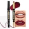 Kaely 2in1 Dark Plum Wine Red Lip Liner &amp; Lipstick Set Kit for Women, DNM Matte Lips Kit with Lip Liner Lip Stains Long Lasting Waterproof 24 Hour Lipstick and Lip Liners Combo Lipliners Pencil 06