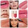 KISSIO Lip Plumper Set,Plumping,Moisturizing and Shimmer,Plumping Lip Gloss,Beauty Lips,01#Lemonade and 05#Dogwood