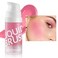 Liquid Blush Makeup Cream Blush For Cheeks Natural Glossy Blush Makeup Velvet Texture(01#)