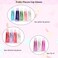 M&amp;U Glitter Lip Gloss Set with Carrying Case, 12Pcs Assorted Flavors Moisturizing Shimmer Glossy Lip Party Favor Make-up for Kids and Teens Ages 5+