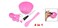 4 in 1 Women Girl Lady Facial Skin Care DIY Mask Make Up Mixing Tool Set Kits Include Bowl Stick Brush Gauge Spoon (Pink)