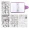 4PCS XL Nail Art Stamp Plates with Stamping Image Plates Collection Manicure Tools Plate Organizers XL07-10