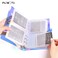 KADS Nail Stamp Plate Stamping Plates Cases Stamp Nail Stencil Holographic Nail Plates Holder Case Stamping Templates Organizer Collection Manicure Template (Case with 16 Square Slots)
