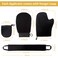 Boao 5 Pieces Self Tanning Mitt Applicator Kit, Includes Tanning Mitt, Exfoliating Glove, Mini Face Glove, Back Lotion Applicator, and Large Brush Makeup